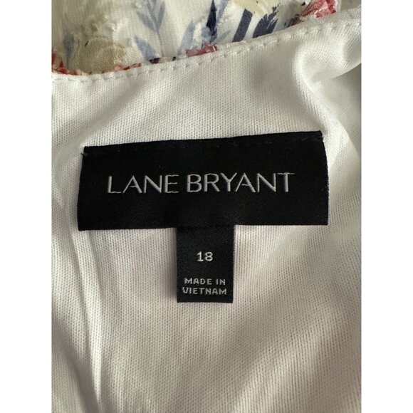 Elegant Floral Burnout Dress W/Tie Size 22 3X Spring Summer Wedding Plus Size - Picture 5 of 7